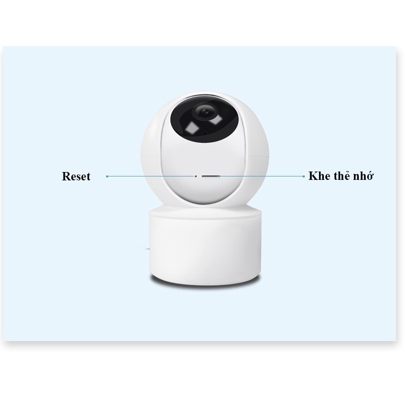 Camera Wifi 1080IP - CareCam YH200 Độ Phân Giải 2.0Mpx - Xoay Theo Chuyển Động - Phần Mềm Carecam - quà tặng hấp dẫn