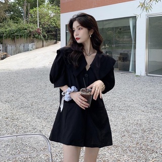 Đầm Nữ Màu Đen Kiểu Pháp Phong Cách Thời Trang Mùa Hè
