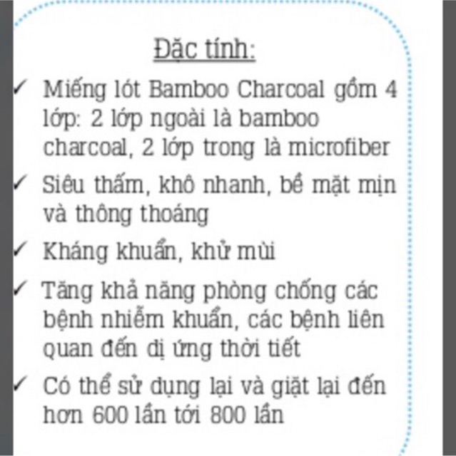 Miếng lót vải Bambimio siêu chống thấm 40k - 80k