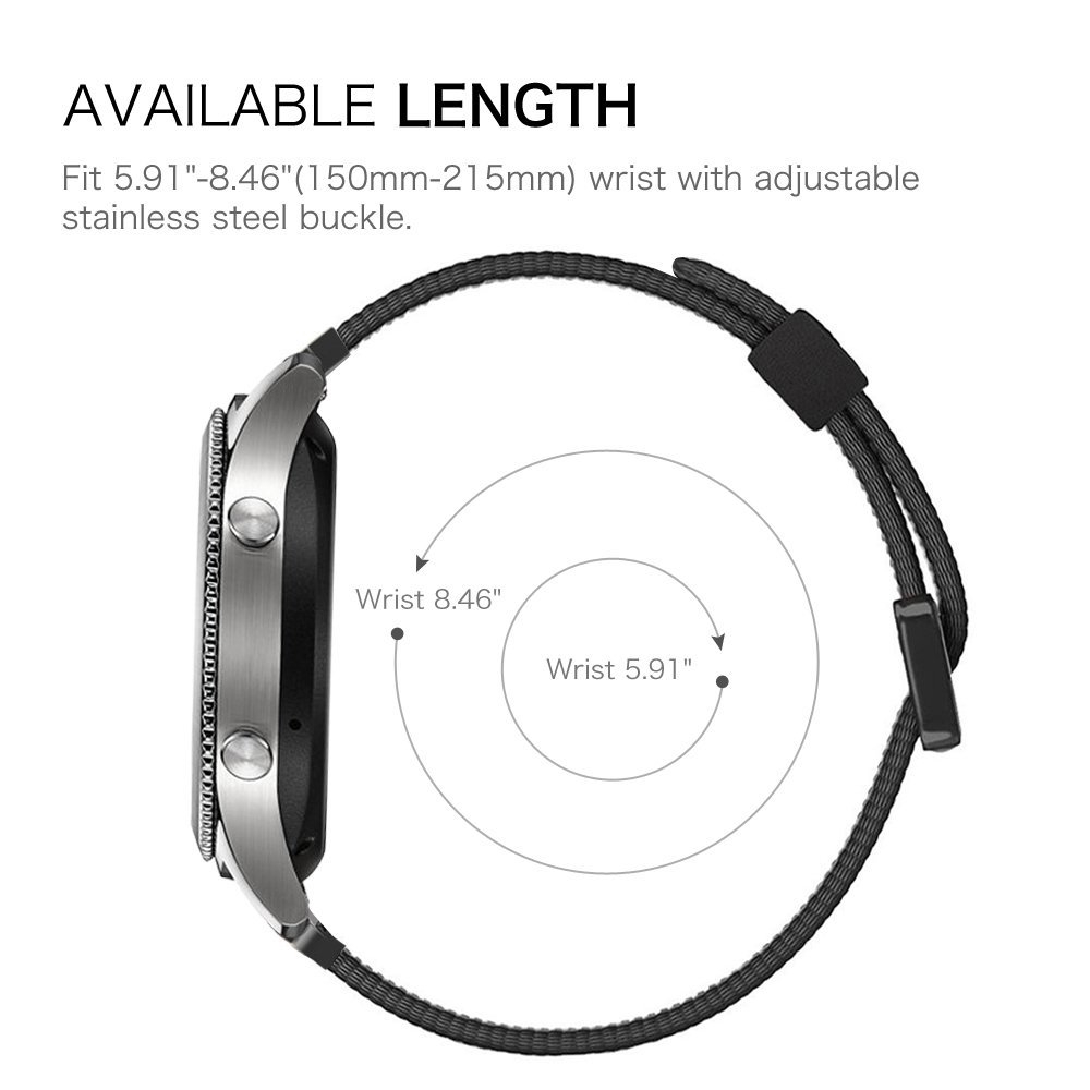 Dây đeo bằng sợi nylon cho đồng hồ thông minh Huami Amazfit GTS 2e GTS2 mini GTS3