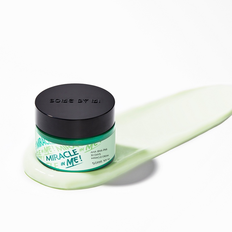 Kem Dưỡng Ẩm, Phục Hồi, Giảm Mụn Chiết Xuất Ốc Sên, Tràm Trà, AHA-BHA-PHA 30 Days Some By Mi Cream 60g