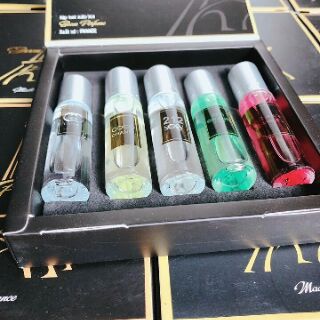 Set Bộ Nước Hoa Tháp 5 Chai