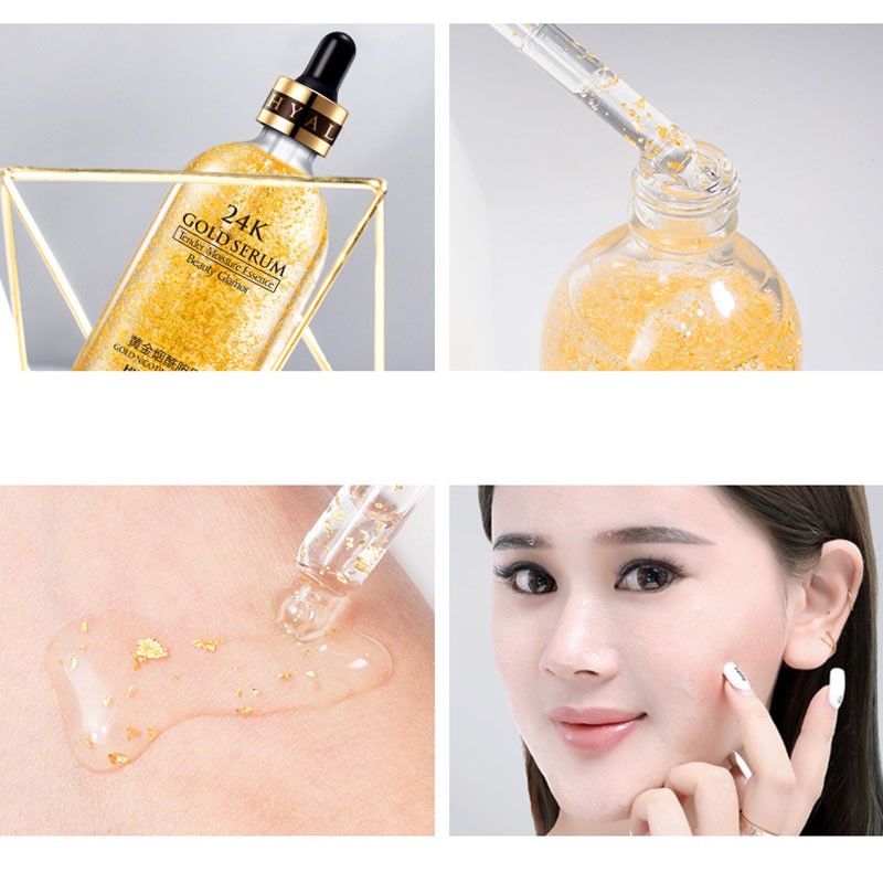 Primer Makeup 24K Gold Essence Oil Control Face Moisturizer Whitening Base Make Up Primer Pore Minimizer Skin Serum