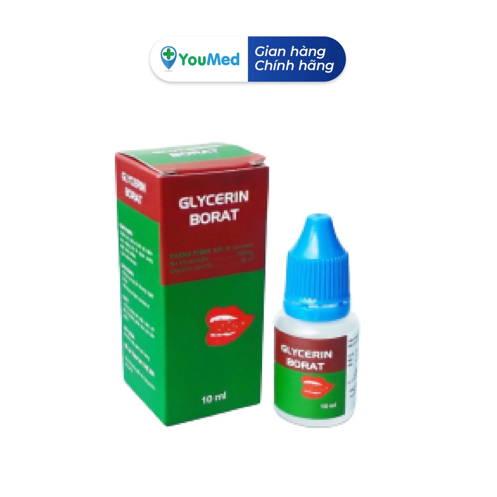 Glycerin Borat - Dung Dịch Rơ Miệng 10ml