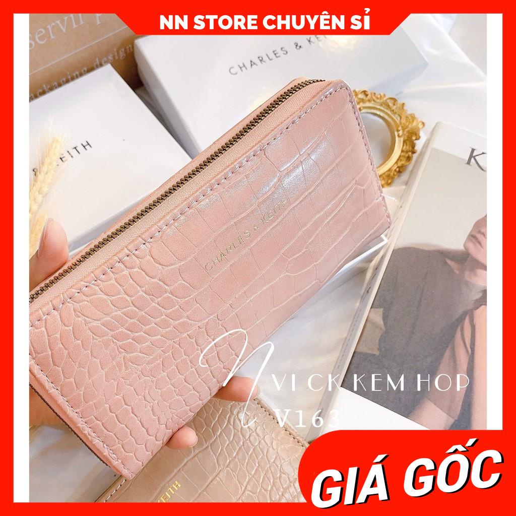 VÍ C&amp;K KÈM HỘP SANG TRỌNG V163 ⚡FREESHIP⚡100% ẢNH THẬT⚡ NN CHUYÊN SỈ - NN STORE