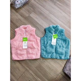 áo gile lông lullaby cho bé