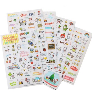 Bộ sticker Boujour Cochonn set 6 tấm