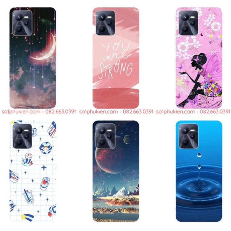 Ốp Điện Thoại Realme C35 / Narzo 50A Prime Tpu Silicone Mềm In Hình Thời Trang