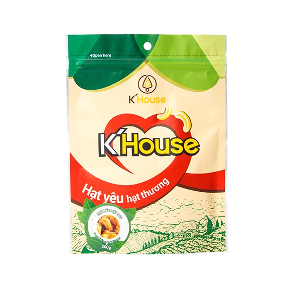 ✅ Hạt Điều Mật Ong K House Bình Phước [ Túi Zip 40,120 và 200g ]