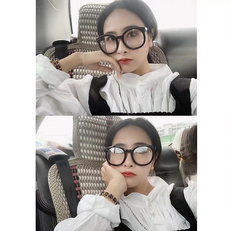 Gọng kính viền dày dáng tròn to phong cách ulzzang cho nam nữ | BigBuy360 - bigbuy360.vn