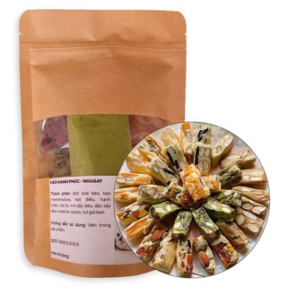 set nguyên liệu KẸO NOUGAT TRÁI CÂY - 25 viên