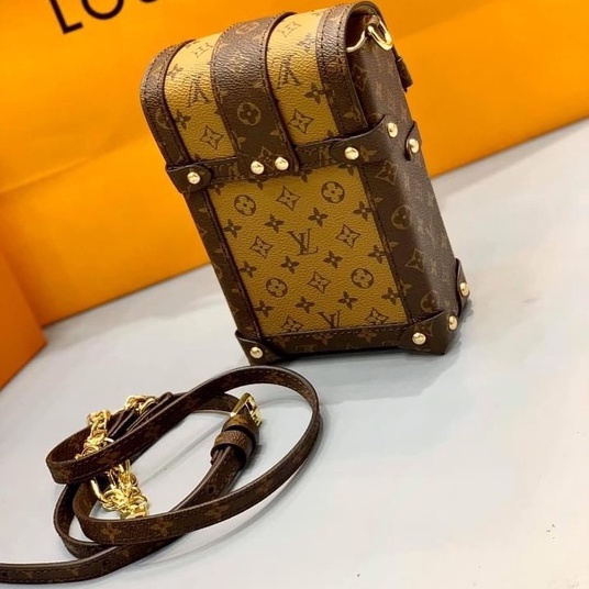 Túi đeo ☀ Túi đeo chéo mini bag Louis Vuitton hộp cốp xích fullbox [ Dota ]