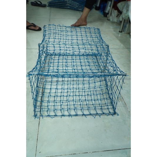 Lồng Rập Bẫy Cua Ghẹ LƯỚI ÁO CÀO BIỂN THÁI LAN 60X40X22🇹🇭🦀