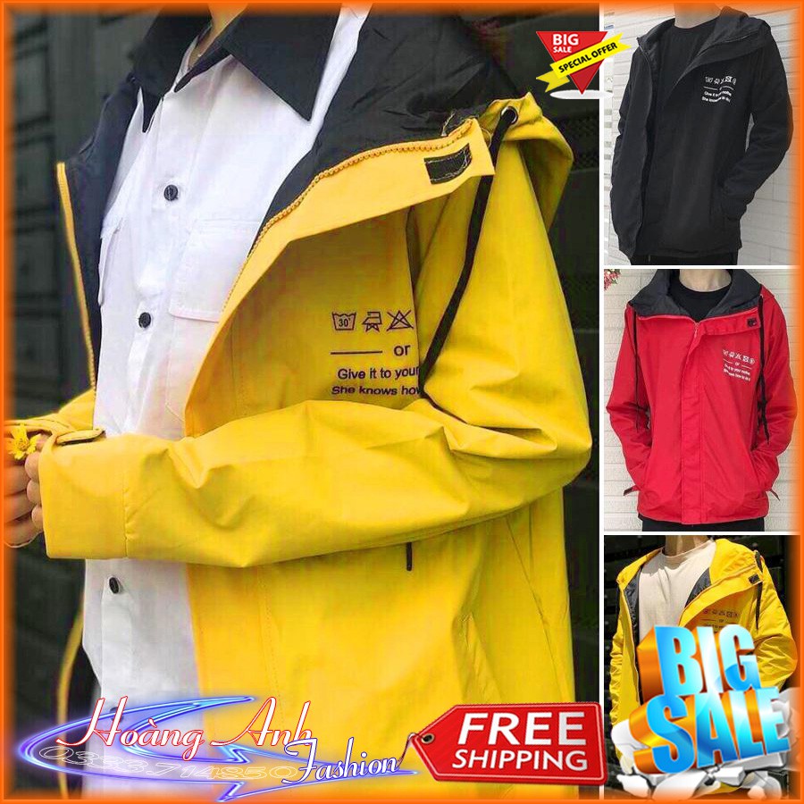 FREESHIP_ÁO KHOÁC DÙ M130 [Kèm Ảnh Thật - Có XL Form Rộng]