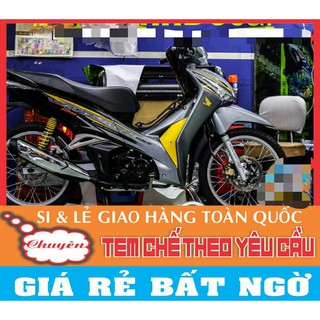 Tem rời future xám - decal xe máy ruby