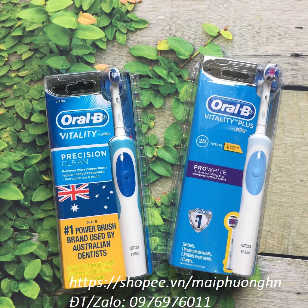 Bàn chải điện chính hãng Oral B đủ loại