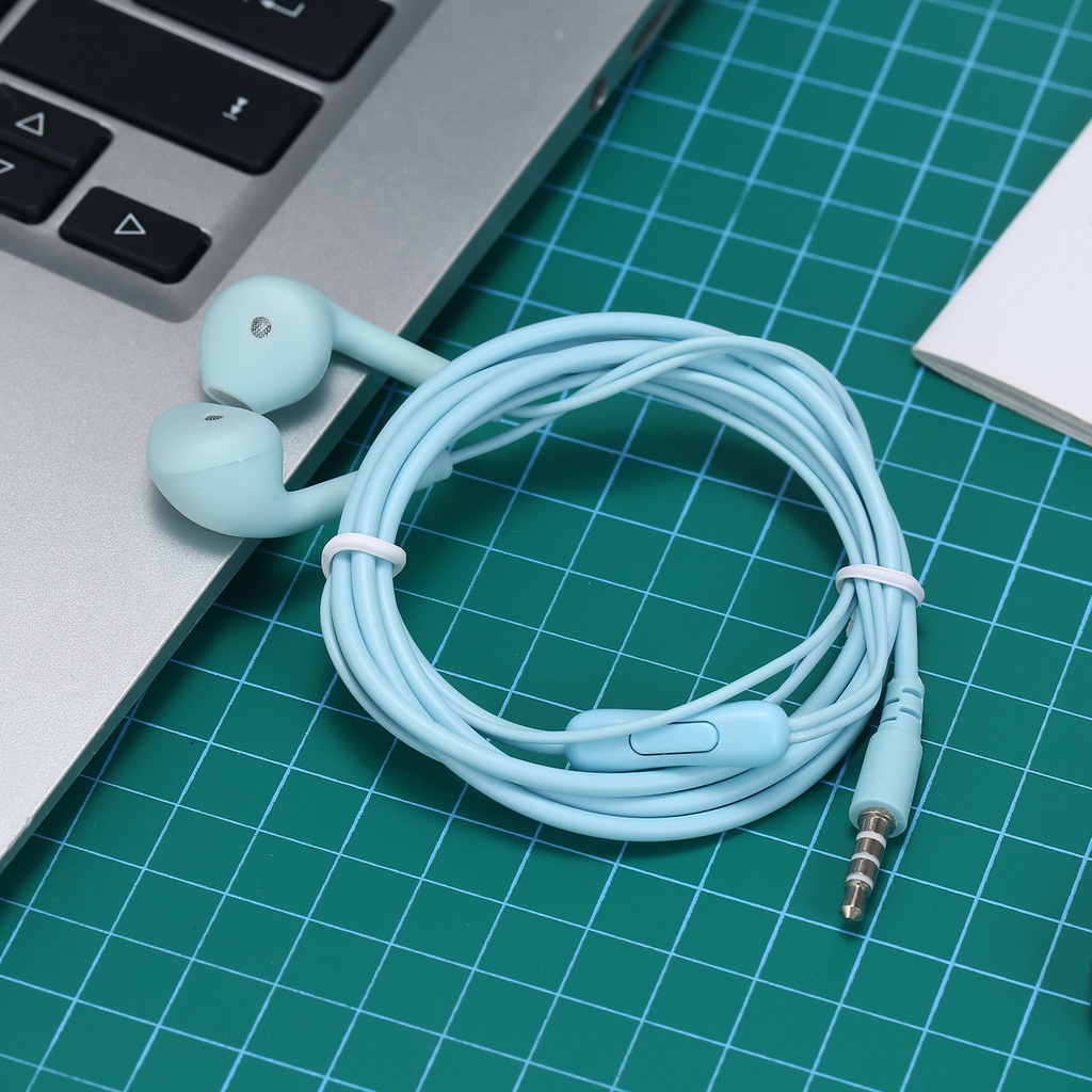 Tai Nghe Nhét Tai Có Dây 1.2M Kèm Mic Giắc Cắm 3.5mm Kiểu Dáng Hoạt Hình Dễ Thương