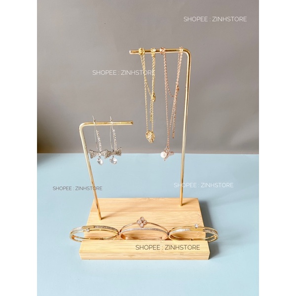 Giá treo trang sức trang trí shop