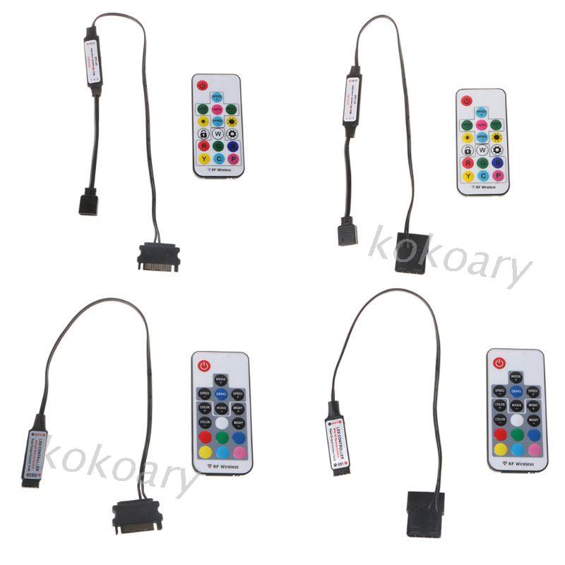 Remote Điều Khiển Kok Rgb Không Dây Cho Đèn Led 3pin 5v / 4pin 12v
