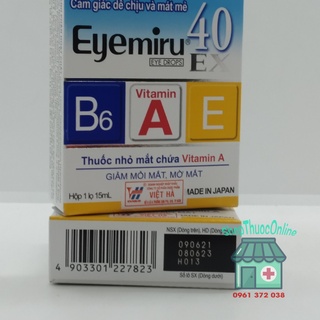 Nhỏ mắt Eyemiru 40EX lọ 15ml