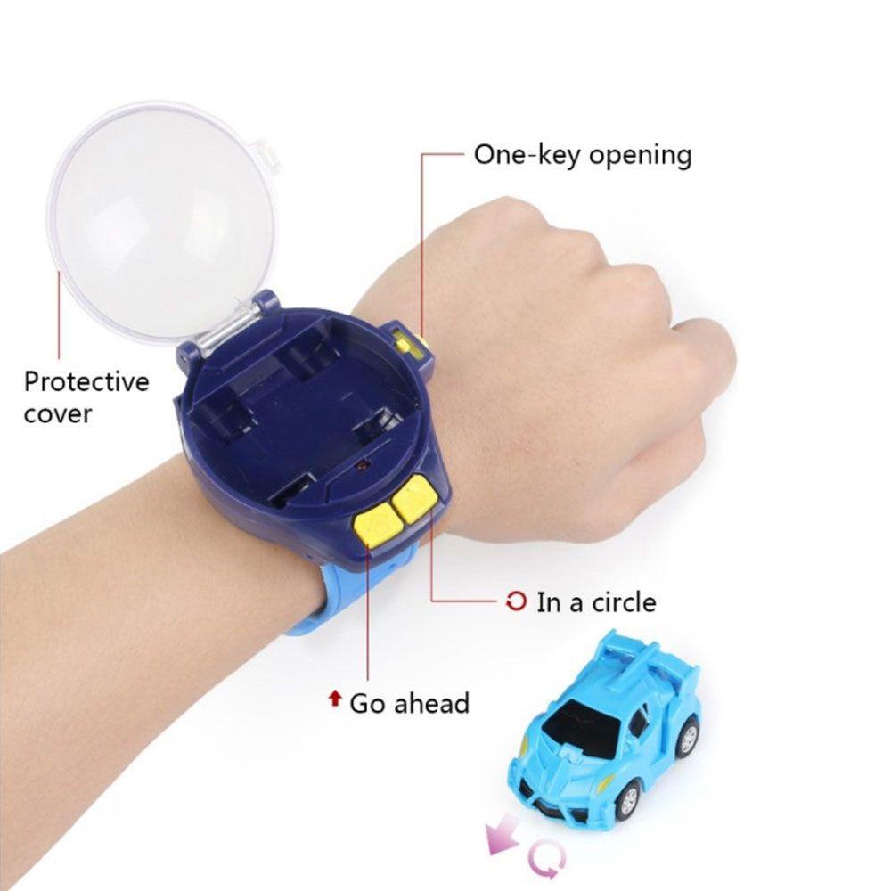 WONDER Mô Hình Xe Hơi Đồ Chơi Điều Khiển Từ Xa Có Dây Đeo Cổ Tay Tháo Rời Được
