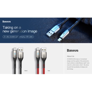 Cáp sạc và truyền dữ liệu tốc độ cao Baseus Horizontal Data Lightning cho iPhone/ iPad