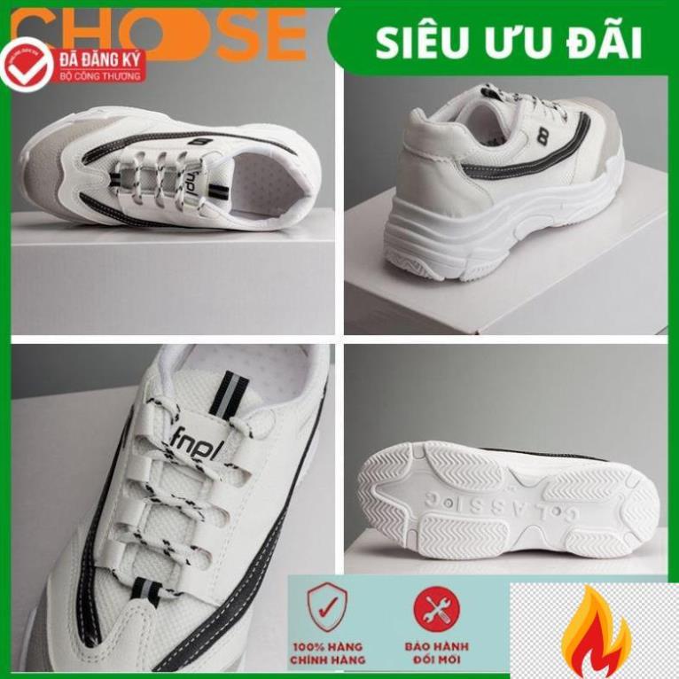 Giày Nữ Sneaker Choose Nữ Giày Thể Thao Độn Đế ULZANG Tăng Chiều Cao Viền Màu Cá Tính G29K1 -klh*d