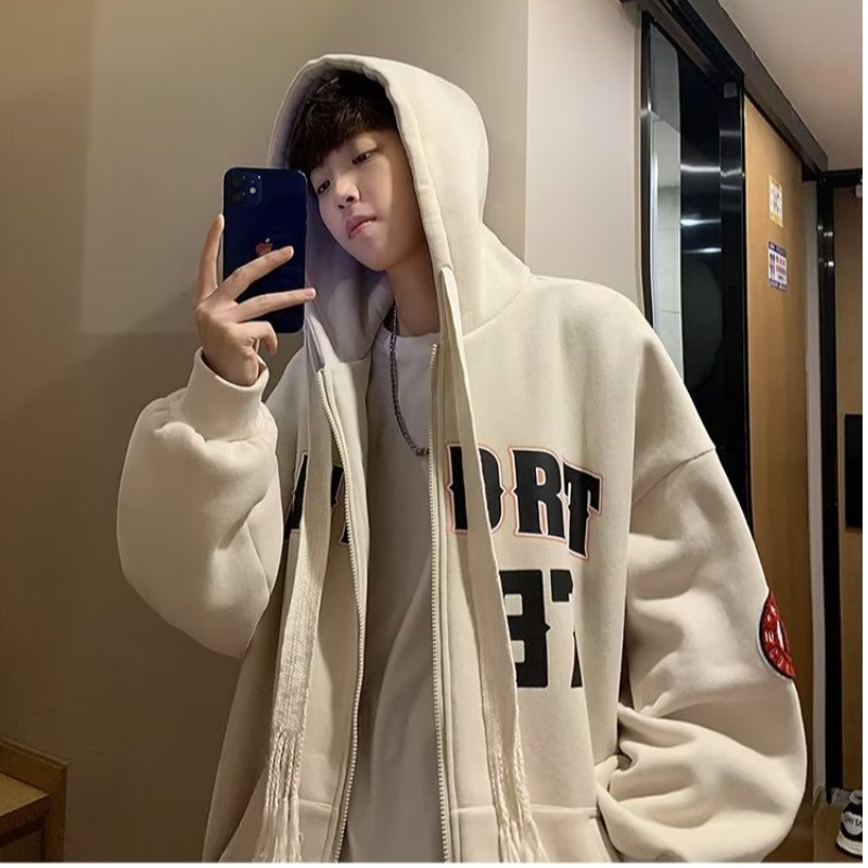 Áo Hoodie In Hình Thời Trang Hàn Quốc Dành Cho Nam