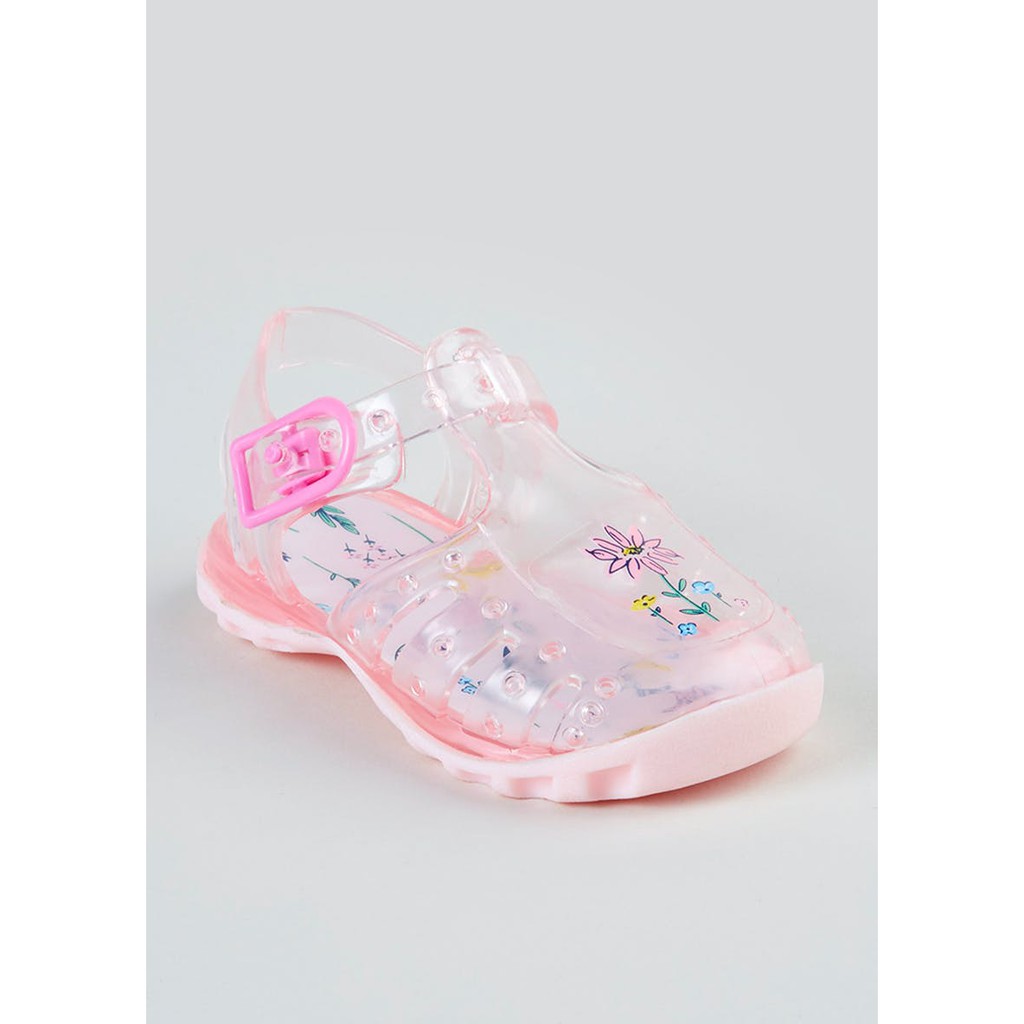 Sandal jelly hồng Matalan size 3-6, 12-18m_hàng chính hãng Anh