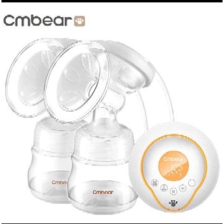 Bộ Bình Máy hút sữa Cmbear và Queen 5s (bình, van, cuống silicon, cổ và phễu, màng massage, nắp trên, nắp chống bụi)