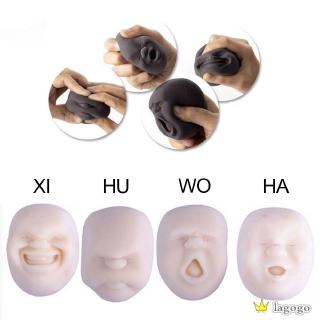 Squeeze Human Face Emotion Vent Ball Stress Relieve Adult Decompression Toys Lagogo