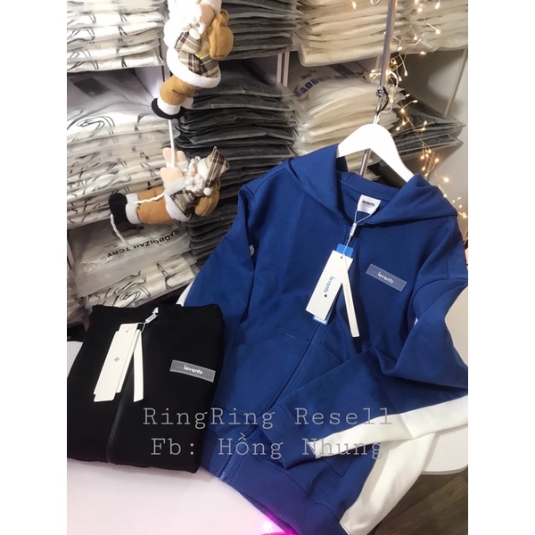 Áo khoác LEVENTS® BASIC ZIPPER HOODIE BLACK / BLUE / GREY