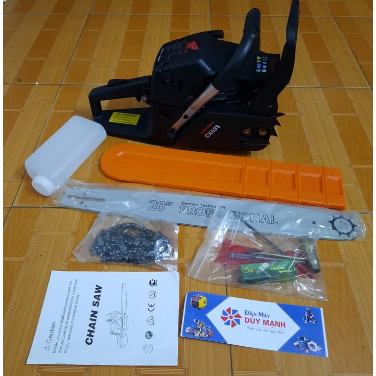 Máy Cưa - Máy cưa Xích Chạy xăng CX68 | Máy Cưa Gỗ Chạy Xăng Lam Dài 55CM |