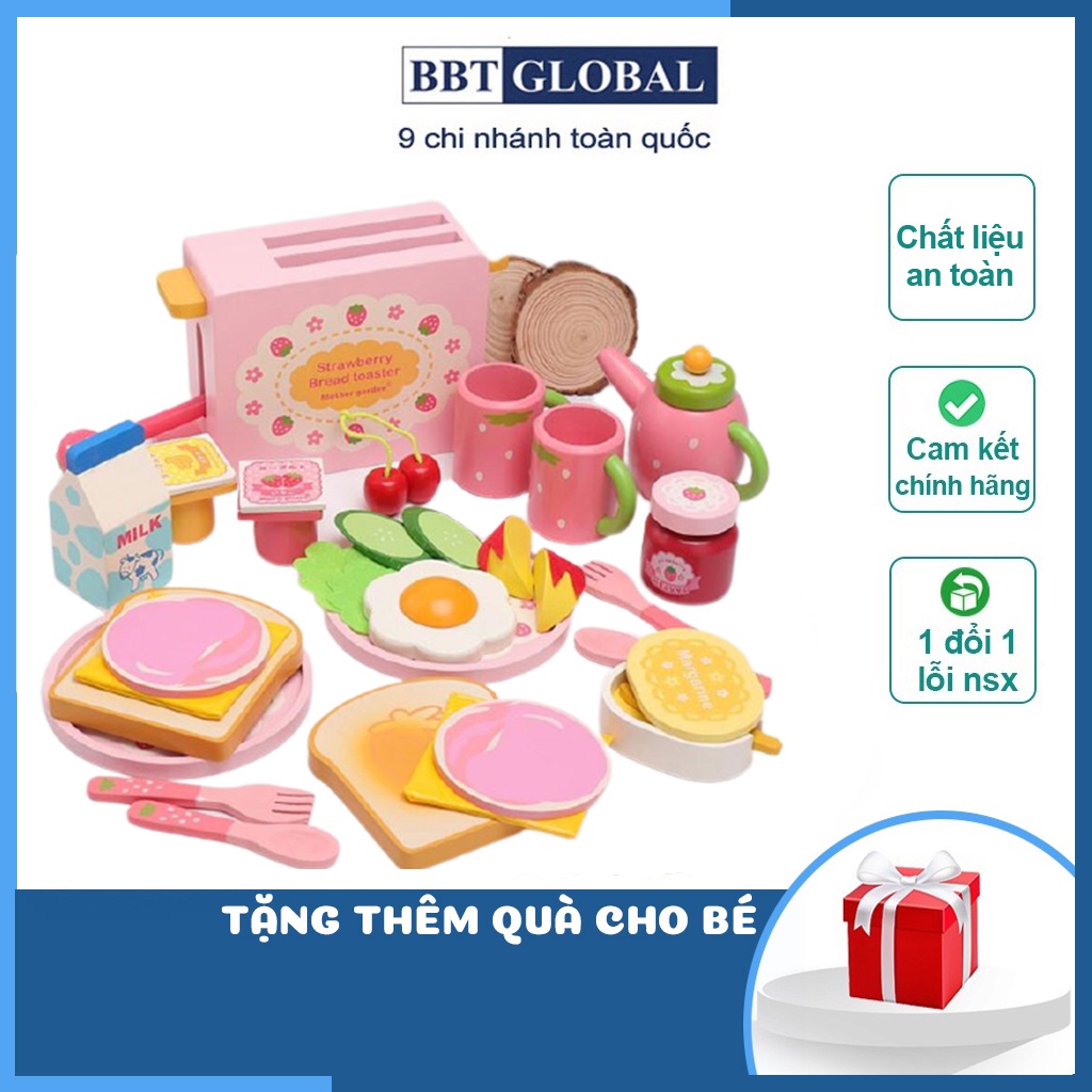 [Mã LIFETOYS1 giảm 30K đơn 99K] Đồ chơi nấu ăn nhanh bằng gỗ BBT Global JYNC016