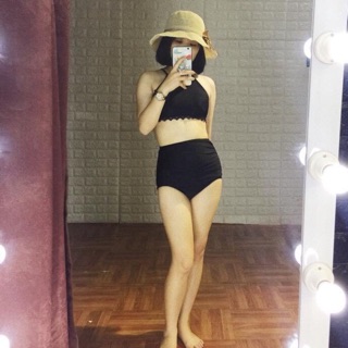 [CÓ TÁCH SET] ĐỒ BƠI GIÁ CHỈ 26OK - BIKINI 2 MẢNH GỒM ÁO YẾM + QUẦN CẠP CAO 👙👙