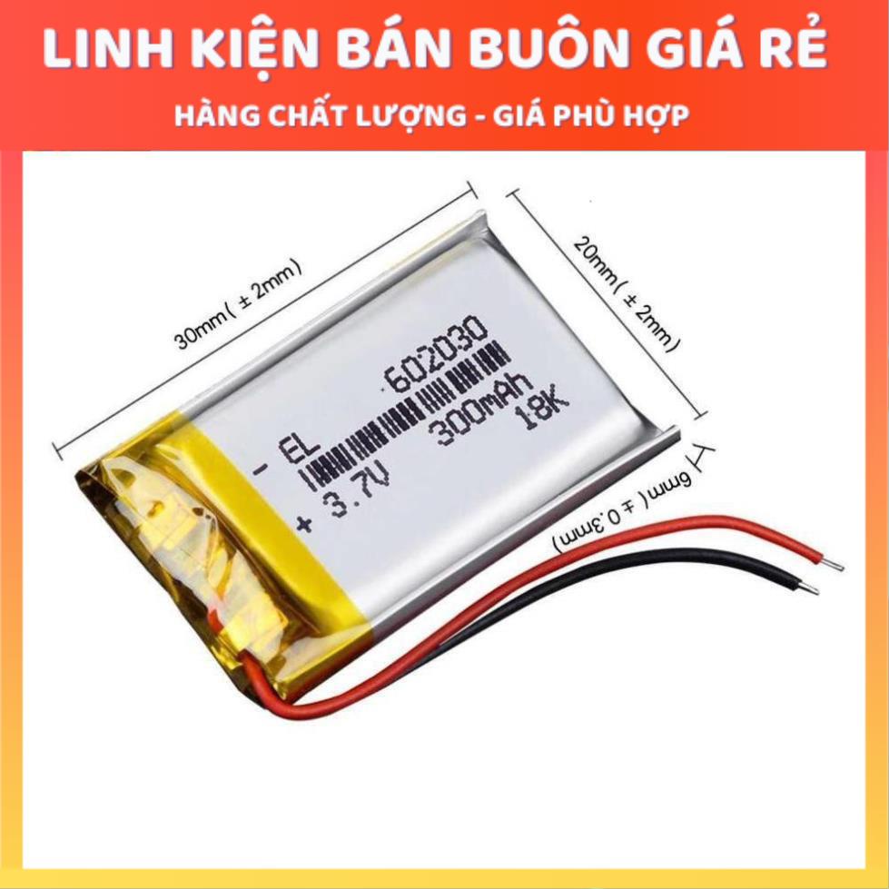 Pin Lithium 3.7V Dung Lương Từ 40-800mAh chuyên tai nghe