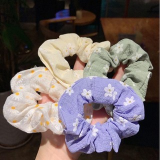 Cột Tóc/Buộc Tóc Scrunchies Hoa Cúc