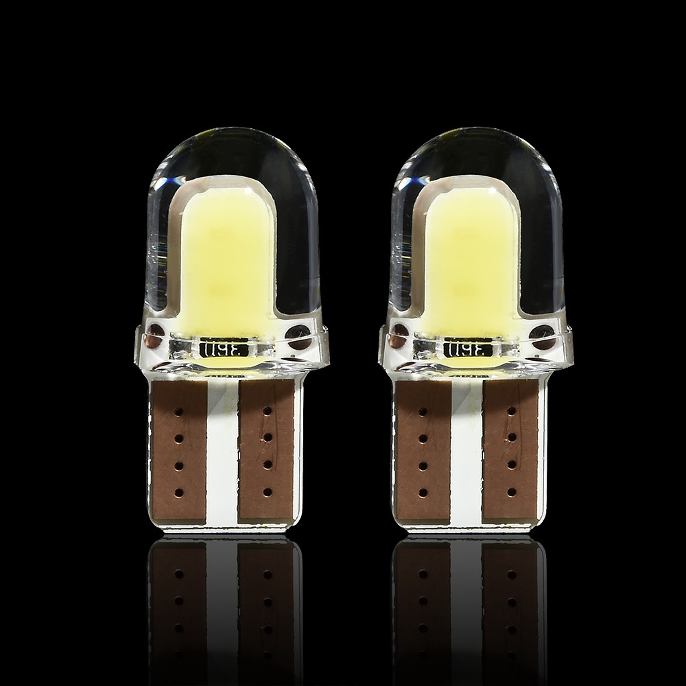 10 Bóng Đèn Led T10 194 168 W5w Cob 8smd Ánh Sáng Trắng Cho Xe Hơi