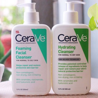 🌸SỮA RỬA MẶT CERAVE FOAMING / HYDRATING 355ml/473ml