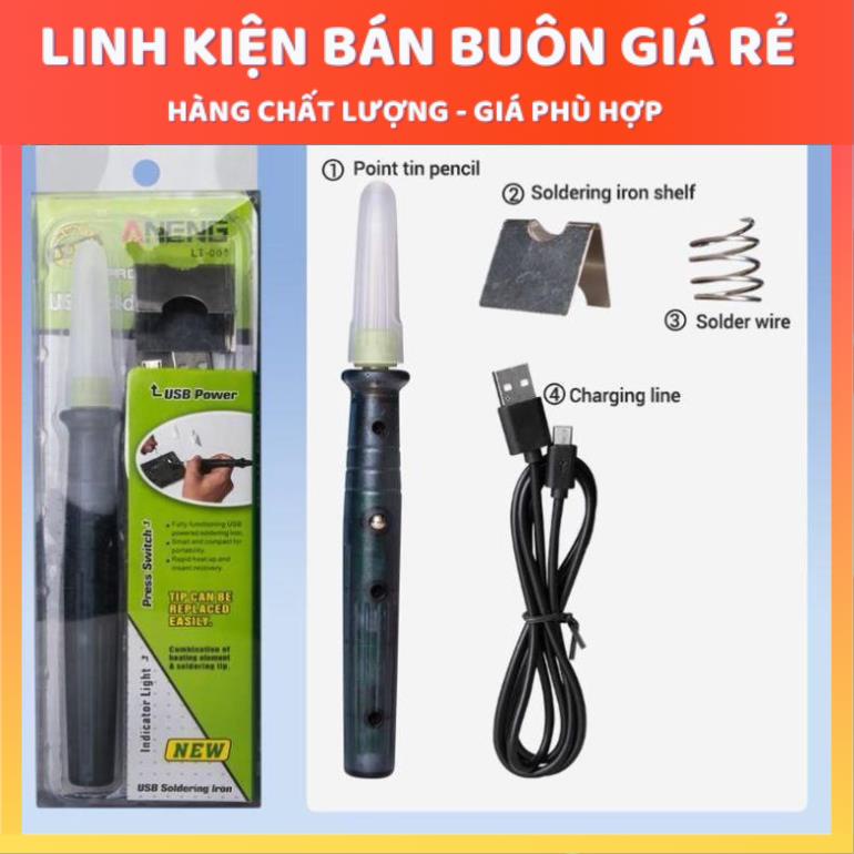 Đầu máy hàn USB cầm tay 5V 8W nhiệt độ tùy chỉnh