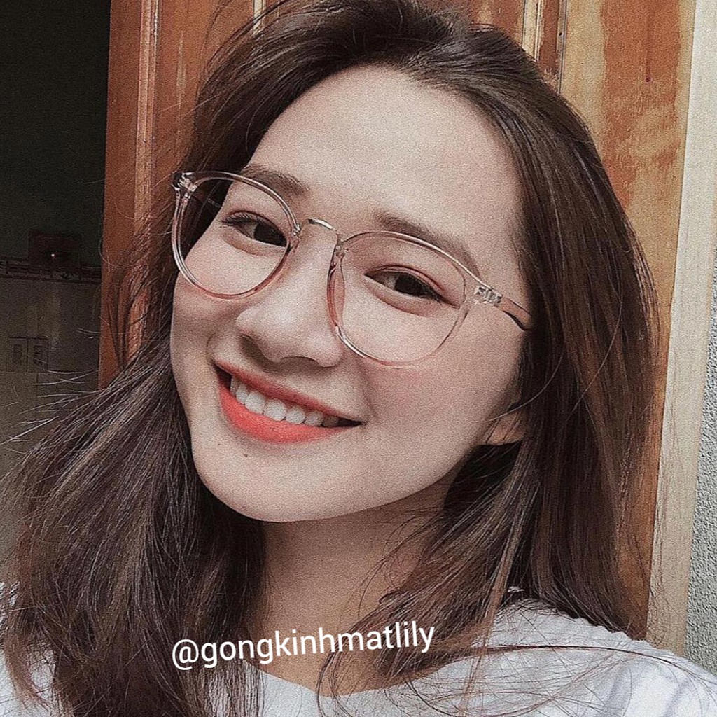 Gọng kính tròn nam nữ chất liệu nhựa dẻo phụ kiện thời trang Lilyeyewear 209 nhiều màu | BigBuy360 - bigbuy360.vn