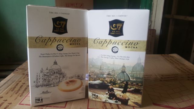 Cà phê hòa tan trung nguyên capuchino G7 - kiểu ý | BigBuy360 - bigbuy360.vn