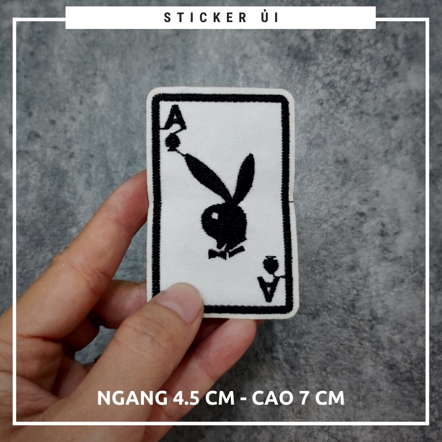 Sticker ủi áo Cao cấp - CÓ SẴN KEO ỦI - sticker vải dùng làm miếng vá áo, phụ kiện trang trí quần áo, balo, giày, nón
