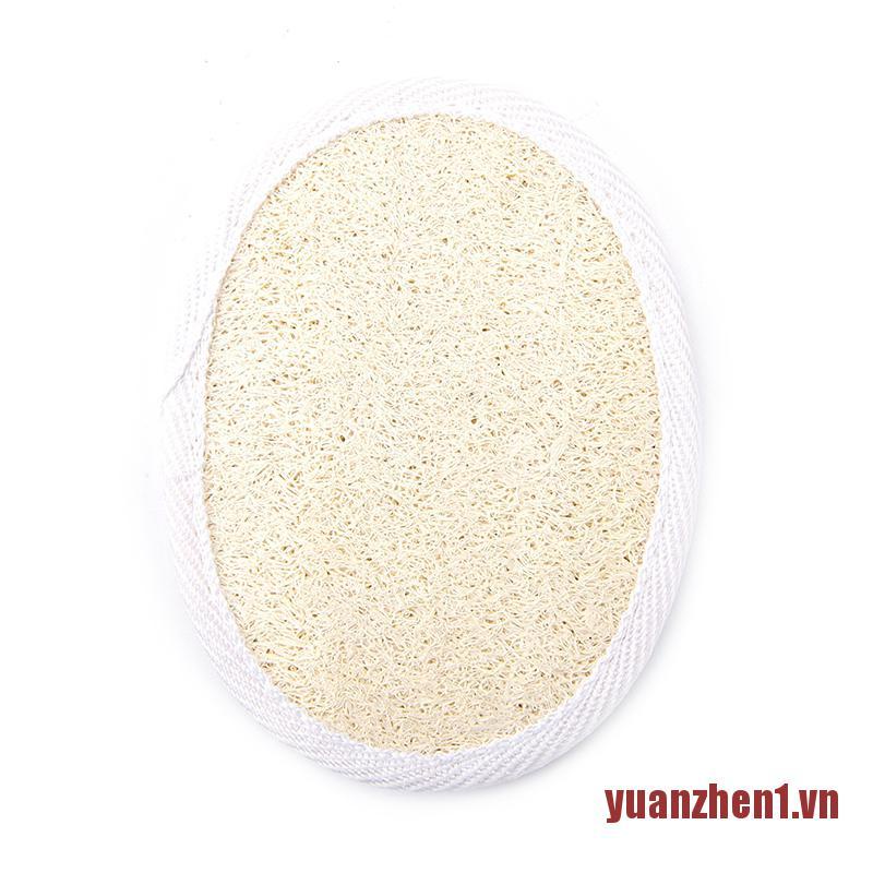 (Hàng Mới Về) Bông Tắm Tẩy Tế Bào Chết Bằng Len Tự Nhiên 1 Mặt