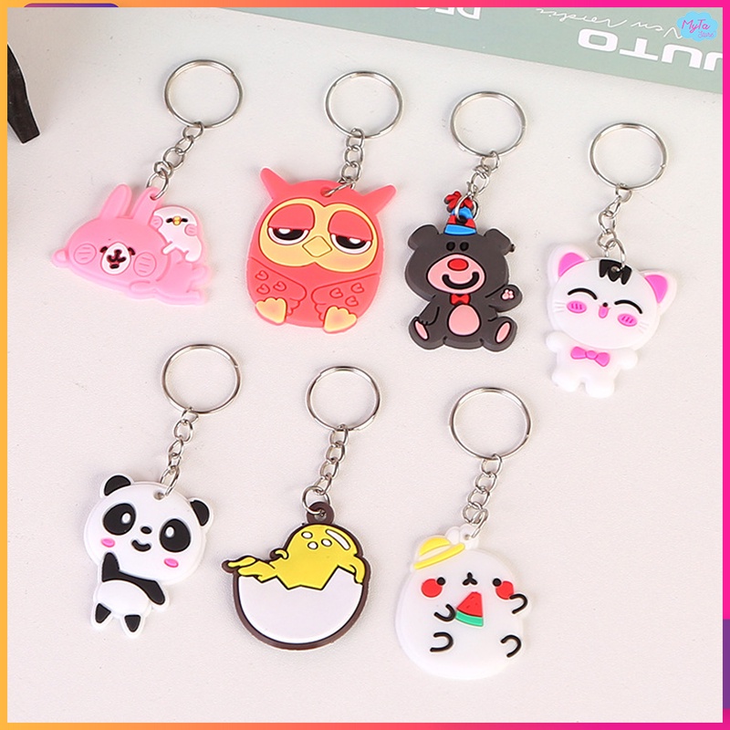 Móc khóa hình hoa mặt trời, hoa hướng dương, cây xương rồng dễ thương