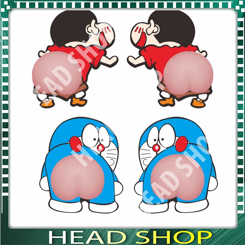 Miếng Sticker Chặn Cửa Hình Mông MDC Silicon Dán Lưng Điện thoại Chống Va Đập Tủ Cửa Ôtô HEAD SHOP