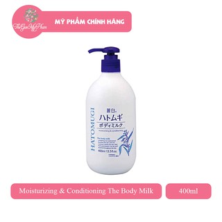 Sữa Dưỡng Thể Hatomugi Moisturizing & Conditioning The Body Milk 400ml