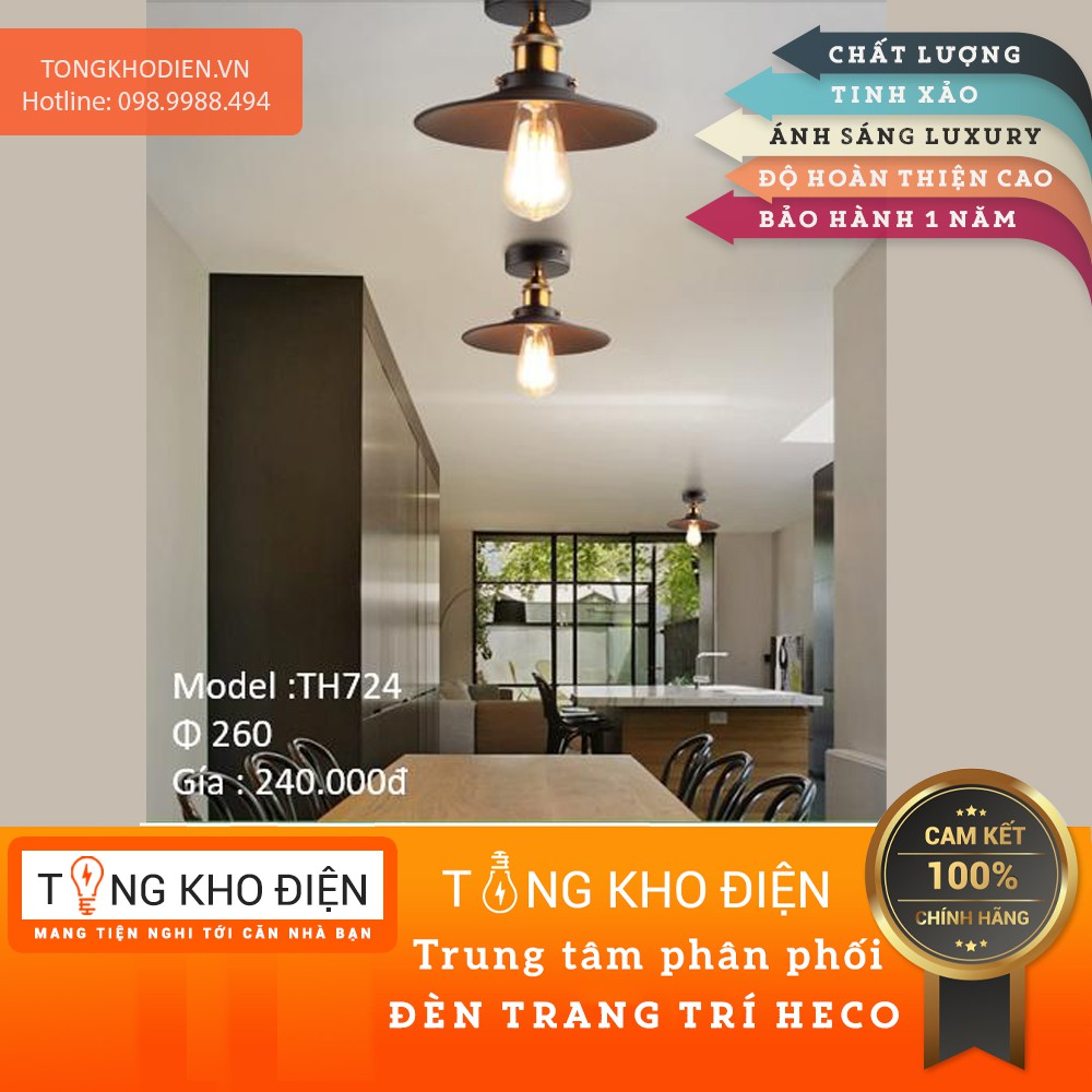 Đèn gắn trần - bàn ăn TH724