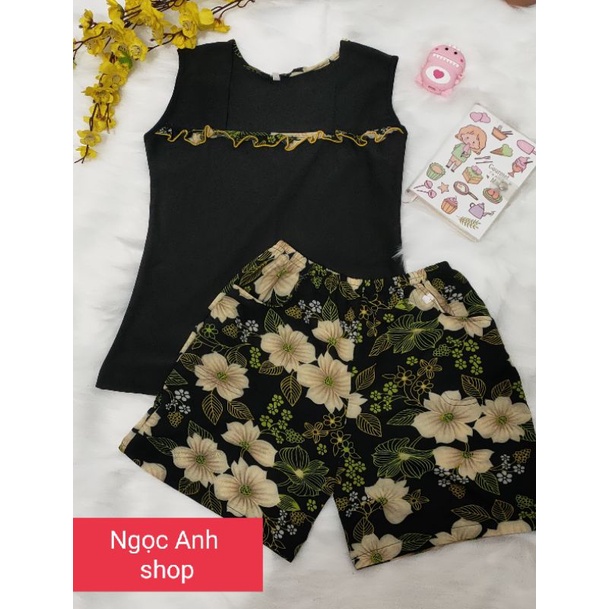 Bộ đùi phối thun solen nhung ,gân tầm ý ,aty loại 1