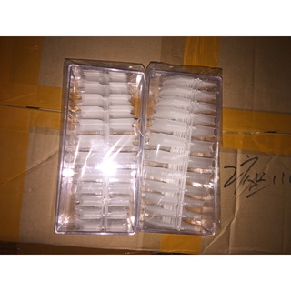 " Hàng chất lượng " Móng nối xương cá trong mờ vuông siêu đỉnh siêu chất lượng.